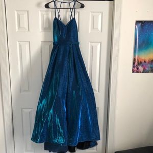 Peacock Prom Dress